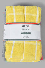 Load image into Gallery viewer, Redtag-Multicolor-Kitchen-Towel-(4-Piece)-Kitchen-Towels-Home-Dining-