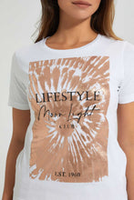 تنزيل الصورة على معرض الصور، Redtag-White-Printed-Shirt-Colour:White,-Filter:Women's-Clothing,-Limited-Edition-T-Shirts,-New-In,-New-In-Women,-Non-Sale,-S22B,-Section:Women-Women's-