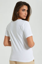 تنزيل الصورة على معرض الصور، Redtag-White-Printed-Shirt-Colour:White,-Filter:Women's-Clothing,-Limited-Edition-T-Shirts,-New-In,-New-In-Women,-Non-Sale,-S22B,-Section:Women-Women's-