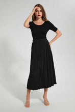Load image into Gallery viewer, Redtag-Black-Pleated-Skirt-Skirts-Women's-