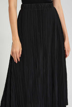 Load image into Gallery viewer, Redtag-Black-Pleated-Skirt-Skirts-Women's-