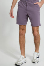 Load image into Gallery viewer, Redtag-Purple-Short-With-Drawstring-Swimwear--