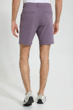 Load image into Gallery viewer, Redtag-Purple-Short-With-Drawstring-Swimwear--