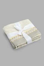تنزيل الصورة على معرض الصور، Redtag-Grey-Geomatric-Napkin-(4-Piece)-Napkins-Home-Dining-