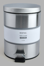 Load image into Gallery viewer, Redtag-Silver-Pedal-Bin-(5Lt.)-Category:Waste-Bins,-Colour:Silver,-Filter:Home-Bathroom,-HMW-BAC-Bce-Bath-Accessories,-New-In,-New-In-HMW-BAC,-Non-Sale,-S22C,-Section:Homewares-Home-Bathroom-