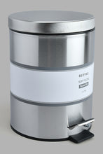 Load image into Gallery viewer, Redtag-Silver-Pedal-Bin-(5Lt.)-Category:Waste-Bins,-Colour:Silver,-Filter:Home-Bathroom,-HMW-BAC-Bce-Bath-Accessories,-New-In,-New-In-HMW-BAC,-Non-Sale,-S22C,-Section:Homewares-Home-Bathroom-