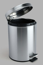 Load image into Gallery viewer, Redtag-Silver-Pedal-Bin-(5Lt.)-Category:Waste-Bins,-Colour:Silver,-Filter:Home-Bathroom,-HMW-BAC-Bce-Bath-Accessories,-New-In,-New-In-HMW-BAC,-Non-Sale,-S22C,-Section:Homewares-Home-Bathroom-