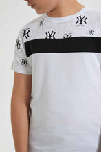 تنزيل الصورة على معرض الصور، Redtag-White-Ny-T-Shirt-Graphic-T-Shirts-Senior-Boys-9 to 14 Years