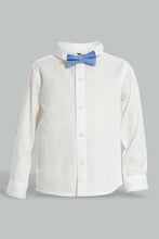 تنزيل الصورة على معرض الصور، Redtag-Grey-Vest-Coat-With-White-Shirt-Long-Sleeve-Set-Sets-Infant-Boys-3 to 24 Months