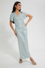 تنزيل الصورة على معرض الصور، Redtag-Shimmery-Wide-Leg-Cullottes-Trousers-Women's-