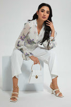 Load image into Gallery viewer, Redtag-White-Floral-Blouse-Blouses-Women's-