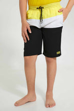 تنزيل الصورة على معرض الصور، Redtag-Assorted-Color-Block-Board-Short-Swim-Shorts-Senior-Boys-9 to 14 Years