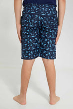 تنزيل الصورة على معرض الصور، Redtag-Navy-Surfing-Board-Short-Swim-Shorts-Senior-Boys-9 to 14 Years