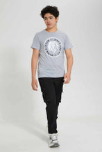 تنزيل الصورة على معرض الصور، Redtag-Grey-Lion-Roar-T-Shirt-Graphic-T-Shirts-Senior-Boys-9 to 14 Years