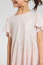 Load image into Gallery viewer, Redtag-Pink-Knee-Length-Lurex-Dress-Dresses-Girls-2 to 8 Years