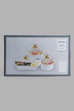 Load image into Gallery viewer, Redtag-White-Serving-Dish-With-Glass-Lid-(6-Piece)-Serving-Dish-Home-Dining-
