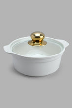 Load image into Gallery viewer, Redtag-White-Serving-Dish-With-Glass-Lid-(6-Piece)-Serving-Dish-Home-Dining-