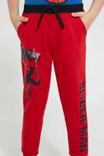تنزيل الصورة على معرض الصور، Redtag-Red-Spiderman-Jogpant-Joggers-Boys-2 to 8 Years