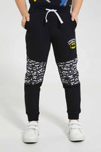 تنزيل الصورة على معرض الصور، Redtag-Black-Batman-Jogpant-Joggers-Boys-2 to 8 Years
