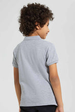 تنزيل الصورة على معرض الصور، Redtag-Grey-Sonic-Polo-Polo-Shirts-Boys-2 to 8 Years