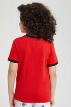Load image into Gallery viewer, Redtag-Red-Fish-Print-Pocket-T-Shirt-Graphic-T-Shirts-Boys-2 to 8 Years