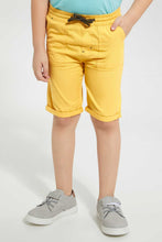 تنزيل الصورة على معرض الصور، Redtag-Yellow-Pullon-Short-Pull-On-Shorts-Boys-2 to 8 Years