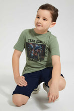 Load image into Gallery viewer, Redtag-Navy-Pullon-Short-Shorts-Boys-2 to 8 Years