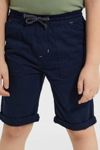 Load image into Gallery viewer, Redtag-Navy-Pullon-Short-Shorts-Boys-2 to 8 Years