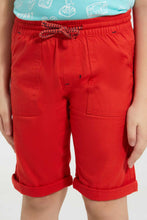 تنزيل الصورة على معرض الصور، Redtag-Red-Pullon-Short-Pull-On-Shorts-Boys-2 to 8 Years
