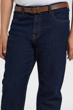 Load image into Gallery viewer, Redtag-Blue-5-Pocket-Knit-Denim-Knit-Denim-Senior-Boys-9 to 14 Years