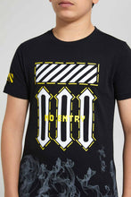 تنزيل الصورة على معرض الصور، Redtag-Black-Off-Light-T-Shirt-Graphic-T-Shirts-Senior-Boys-9 to 14 Years