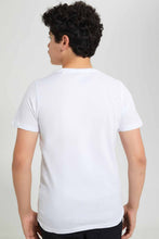 تنزيل الصورة على معرض الصور، Redtag-White-Gamer-T-Shirt-Graphic-T-Shirts-Senior-Boys-9 to 14 Years