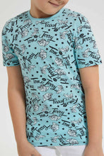 تنزيل الصورة على معرض الصور، Redtag-Blue-Tom-And-Jerry-Print-T-Shirt-Character-T-Shirts-Boys-2 to 8 Years