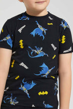 تنزيل الصورة على معرض الصور، Redtag-Black-Batman-Print-T-Shirt-Character-T-Shirts-Boys-2 to 8 Years