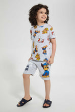 تنزيل الصورة على معرض الصور، Redtag-Grey-Paw-Patrol-Print-T--Shirt-Character-T-Shirts-Boys-2 to 8 Years