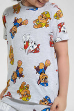 تنزيل الصورة على معرض الصور، Redtag-Grey-Paw-Patrol-Print-T--Shirt-Character-T-Shirts-Boys-2 to 8 Years