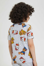تنزيل الصورة على معرض الصور، Redtag-Grey-Paw-Patrol-Print-T--Shirt-Character-T-Shirts-Boys-2 to 8 Years