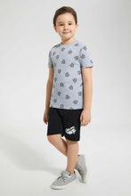 تنزيل الصورة على معرض الصور، Redtag-Grey-Tiger-Printed-T-Shirt-Graphic-T-Shirts-Boys-2 to 8 Years
