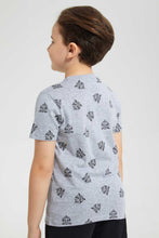 تنزيل الصورة على معرض الصور، Redtag-Grey-Tiger-Printed-T-Shirt-Graphic-T-Shirts-Boys-2 to 8 Years