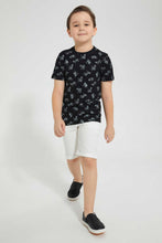 Load image into Gallery viewer, Redtag-Black-Tiger-Print-T-Shirt-Graphic-T-Shirts-Boys-2 to 8 Years