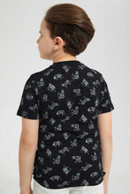 Load image into Gallery viewer, Redtag-Black-Tiger-Print-T-Shirt-Graphic-T-Shirts-Boys-2 to 8 Years