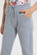 Load image into Gallery viewer, Redtag-Grey-5-Pocket-Stretch-Terry-Pant-Chino-Trousers-Boys-2 to 8 Years