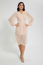 Load image into Gallery viewer, Redtag-Blush-Front-Ruching-Dress-Dresses-Women's-