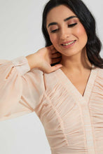 Load image into Gallery viewer, Redtag-Blush-Front-Ruching-Dress-Dresses-Women's-