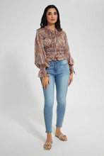 Load image into Gallery viewer, Redtag-Paisley-Smocking-Blouse-Blouses-Women's-