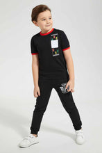 Load image into Gallery viewer, Black Car Pocket T-Shirt