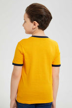 تنزيل الصورة على معرض الصور، Redtag-Orange-Dragon-Pocket-T-Shirt-Graphic-T-Shirts-Boys-2 to 8 Years