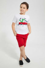 تنزيل الصورة على معرض الصور، Redtag-Light-Blue-Ss-Allegator-Graphic-T-Shirt-Graphic-T-Shirts-Boys-2 to 8 Years