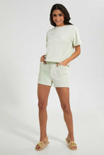 تنزيل الصورة على معرض الصور، Redtag-Mint-Drop-Needle-Velvet-T-Shirt-Loungewear-T-Shirts-Women's-
