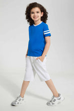 Load image into Gallery viewer, Redtag-2Pk-Red-And-Blue-V-Neck-T-Shirt-V-Neck-T-Shirts-Boys-2 to 8 Years